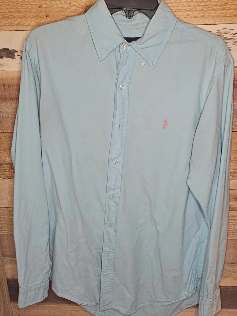 Polo by Ralph Lauren Pale Blue Long-Sleeve Button-Up Shirt